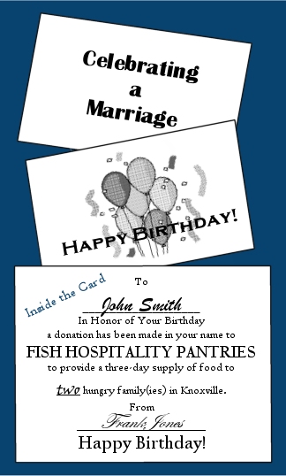 Fish Hospitality Pantries
